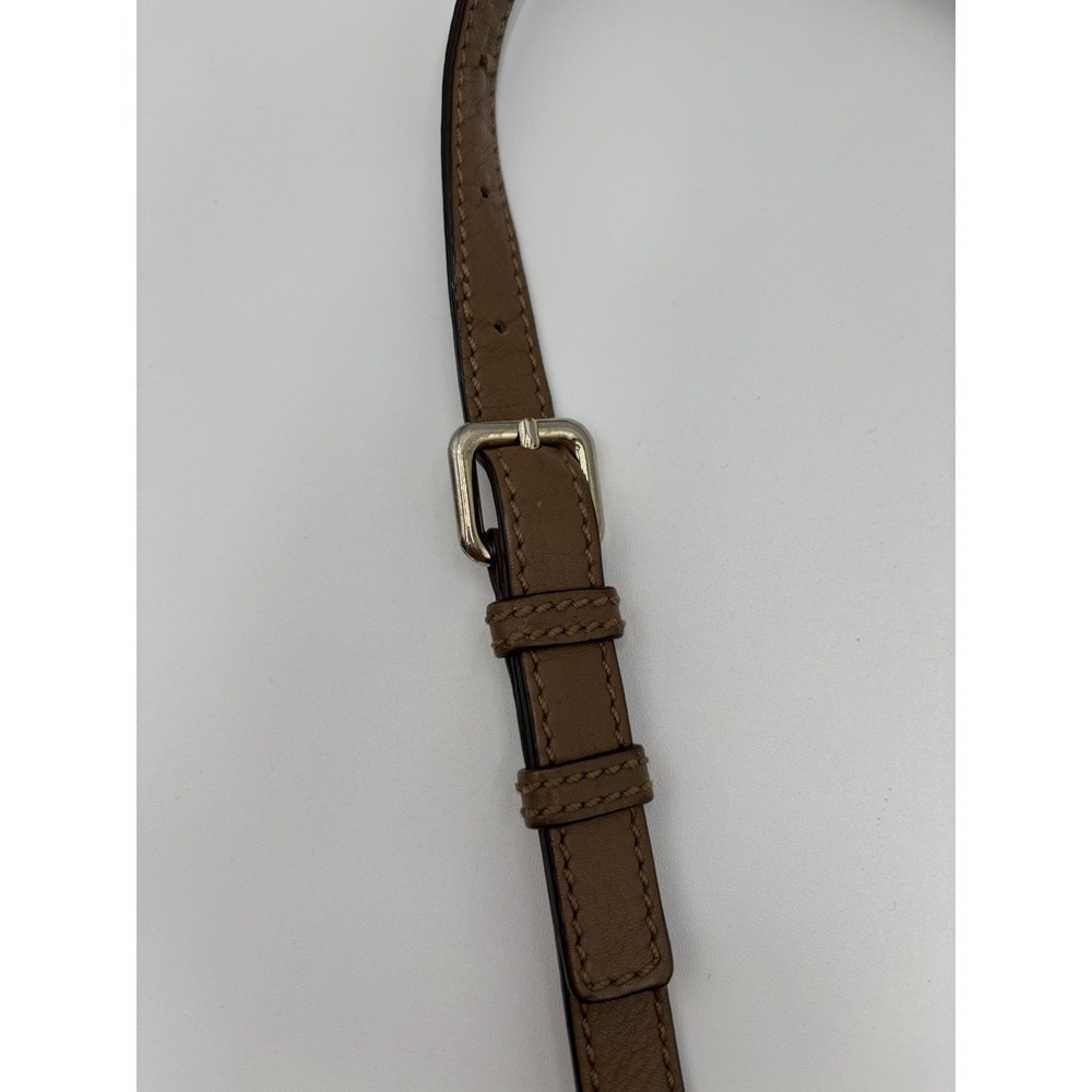 Kate Spade Lola Avenue Lia Brown Leather Satchel Crossbody Buckle Bag - Picture 6 of 13